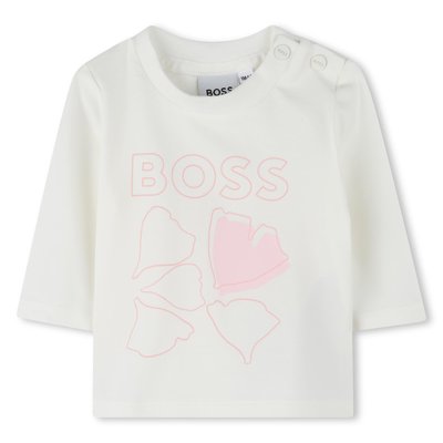 T-shirt imprimé pétales BOSS KIDSWEAR