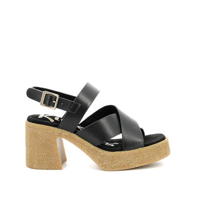Sandales à talons en cuir Kick Charlotte KICKERS