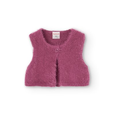 Gilet tricoté col V et boutons BOBOLI