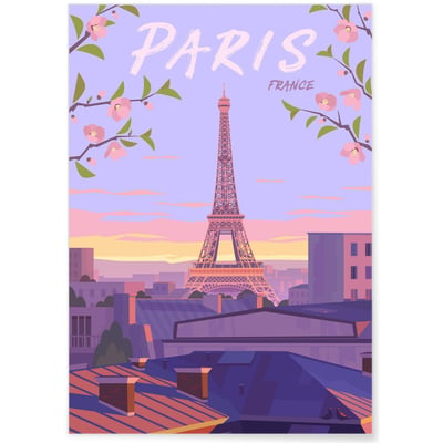 Affiche ville Paris 4 L'AFFICHERIE