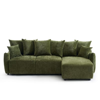 Canapé d'angle convertible tissu  OPALINE BAÏTA