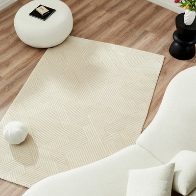 Tapis de salon à motif lignes BIANCA NAZAR RUGS