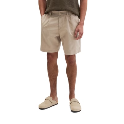 Short modèle Eksjö Jogger pleats relaxed en mélange de TENCEL™ Lyocell et de lin MARC O'POLO