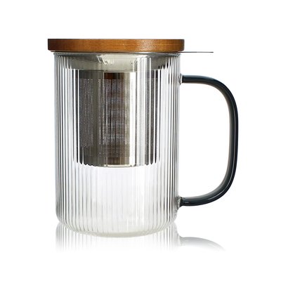 Tisanière en verre et anse 475ml, KARL OGO LIVING