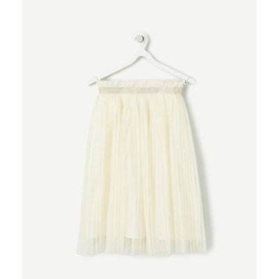 Jupe blanche plissee La Redoute