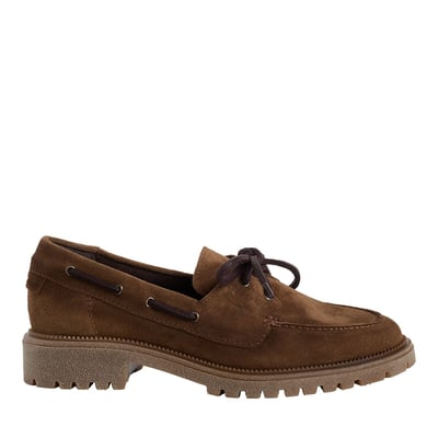 Scarpe da barca in pelle scamosciata TAMARIS