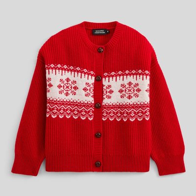 Cardigan à motifs en jacquard MONOPRIX