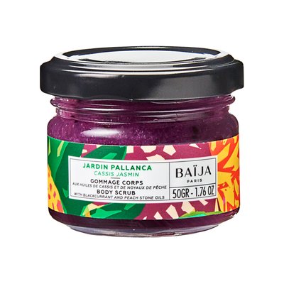 Gommage Corps aux Huiles de Cassis et de Noyaux de Pêche - JARDIN PALLANCA BAIJA