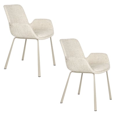 Chaise design en bois (lot de 2), BRIT ZUIVER