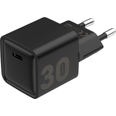 Chargeur 30W GaN + charge rapide USB-C Noir ESSENTIEL B
