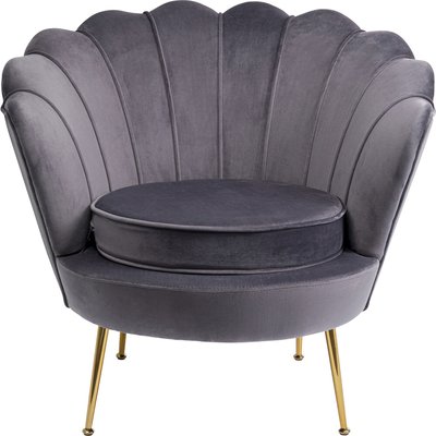 Fauteuil en velours, WATER LILY KARE DESIGN
