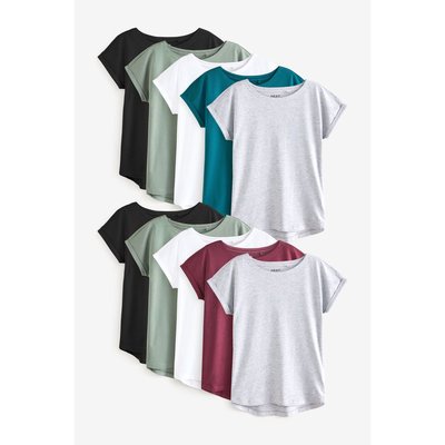 T-shirts à mancherons, lot de 10 NEXT