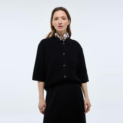 Cardigan col polo. MONOPRIX