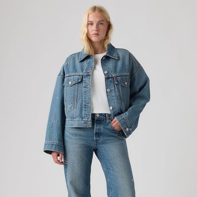 Veste denim Loose crop Trucker LEVI'S