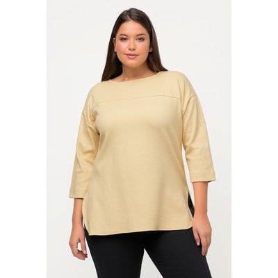 T-shirt en coton bio - col bateau et manches ULLA POPKEN