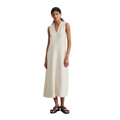 Robe sans manches en lin shaped coupé en A-ligne MARC O'POLO
