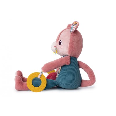 Peluche multi-activités Jeanne le chat LILLIPUTIENS