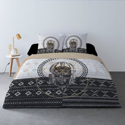 Housse de couette  MASQUE  100% coton DECORATIE