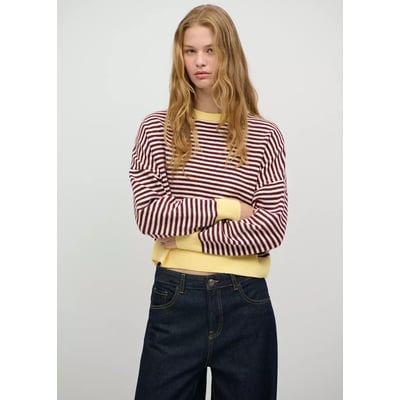 Pull-over à rayures contrastantes MANGO TEEN
