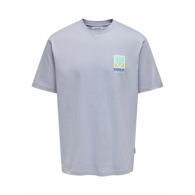Camiseta amplia logotipo corazón a la espalda ONLY & SONS