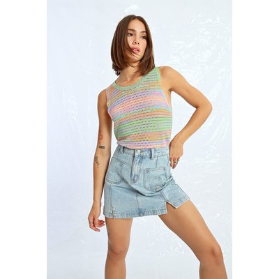 Pull sans manches en maille LILI SIDONIO
