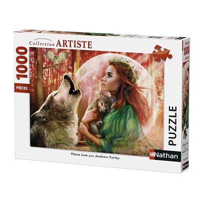 Nathan - Puzzle 1000 Pièces : Pleine Lune NATHAN
