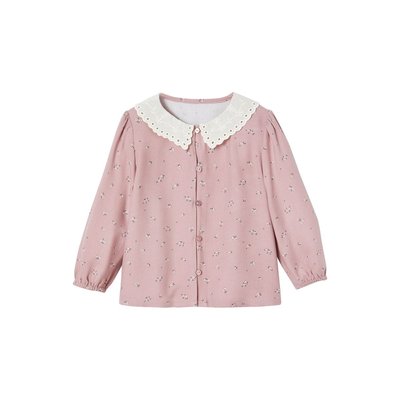 Blouse imprimée col brodé VERTBAUDET