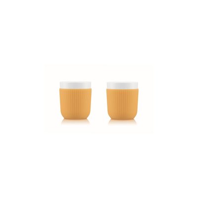 Bodum - 10604-10 - Set de 2 tasses double parois avec anse 30cl bistro