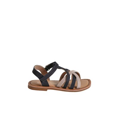 Sandales scratchées cuir enfant VERTBAUDET