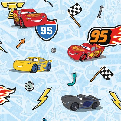 Papier peint  Komar - Cars Let's Race - Rouleau: 53 x 1005 cm HEXOA