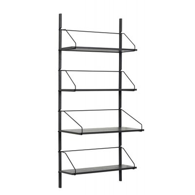 Etagère Murale Épurée Métal Bois HUBSCH