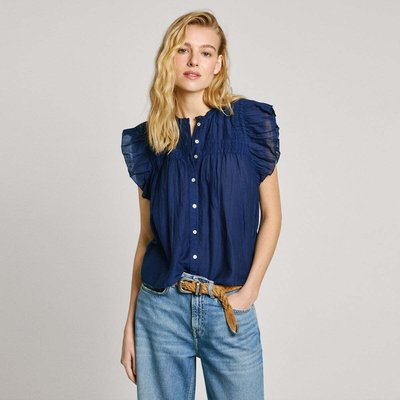 Blouse À Manches Courtes Avec Volants PEPE JEANS