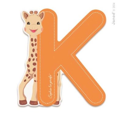 Lettre de l' Sophie la girafe K JANOD