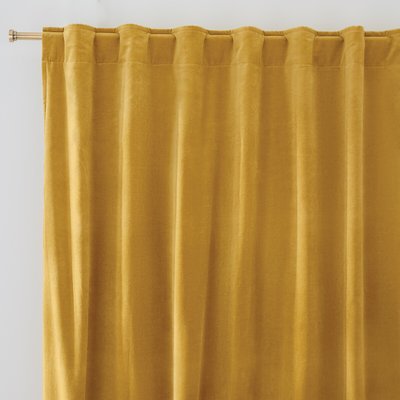 Rideau occultant, en velours, finition pattes cachées, VELVET LA REDOUTE INTERIEURS