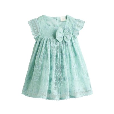 Robe bébé en tulle brodé avec nœud NEXT