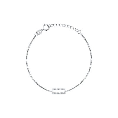 Bracelet en argent 925 et oxyde de zirconium CLEOR