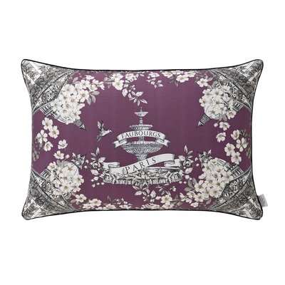 Housse de coussin imprimée en lin, FAUBOURG ALEXANDRE TURPAULT