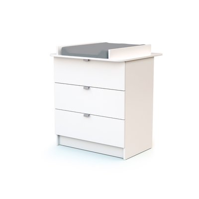 Commode à langer 3 tiroirs en bois ALBA WEBABY