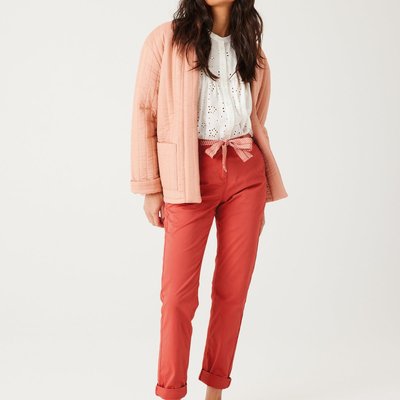 Pantalon chino ceinturé PROMOD