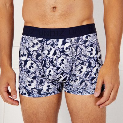Boxer en microfibre à motifs REPEATIZ SKULL UNDIZ