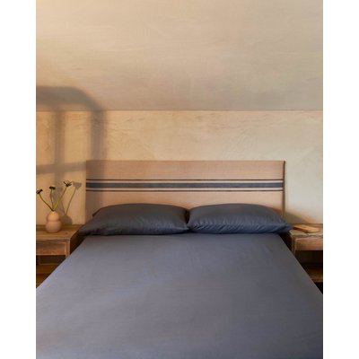 Tête de lit rembourrée - EUNICE À RAYURES HANNUN