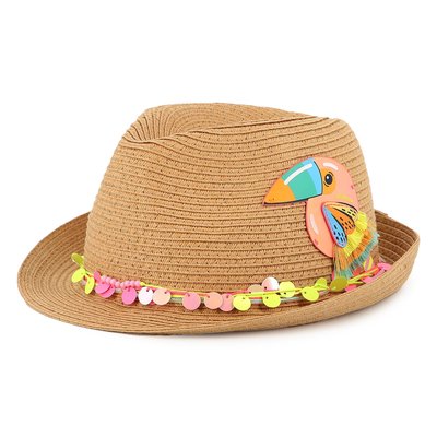 Chapeau moulé avec oiseau BILLIEBLUSH