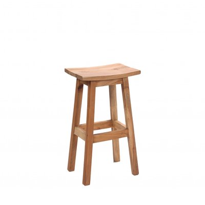 Tabouret de bar en acacia H66cm - Hanotilo DRAWER