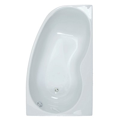 Baignoire asymétrique JACANA GAIN DE PLACE ALLIBERT