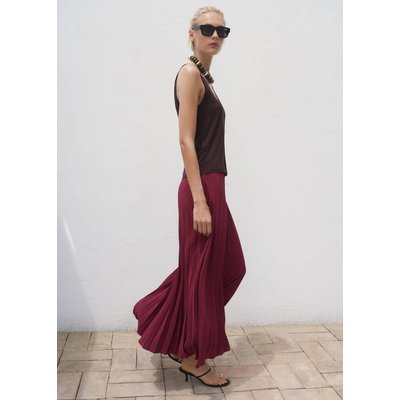 Jupe plissée longue MANGO