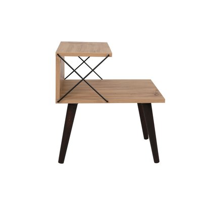 Table d'appoint en bois et métal NINO TOILINUX
