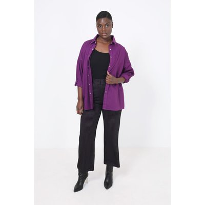 Pantalon 5 poches en maille rayée JEAN-MARC PHILIPPE