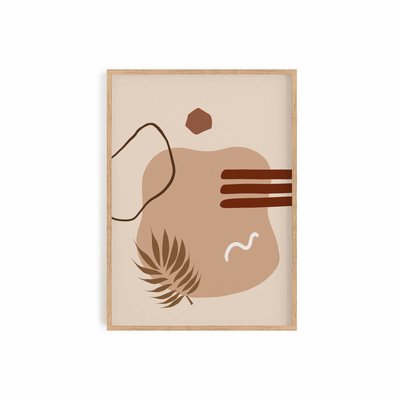 Minorca, affiche +  cadre chêne. 50cm x 70cm COTTON BIRD