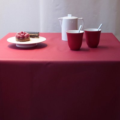 Nappe enduite ronde ou ovale UNI 2 FLEUR DE SOLEIL
