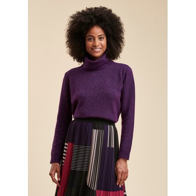 Pull col roulé en maille irisée LA FEE MARABOUTEE